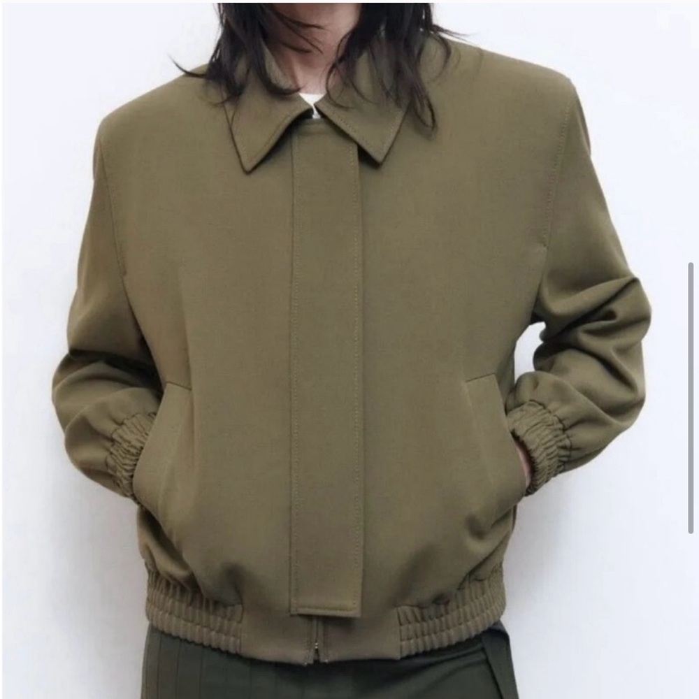 Zara Military Bomber Jacket